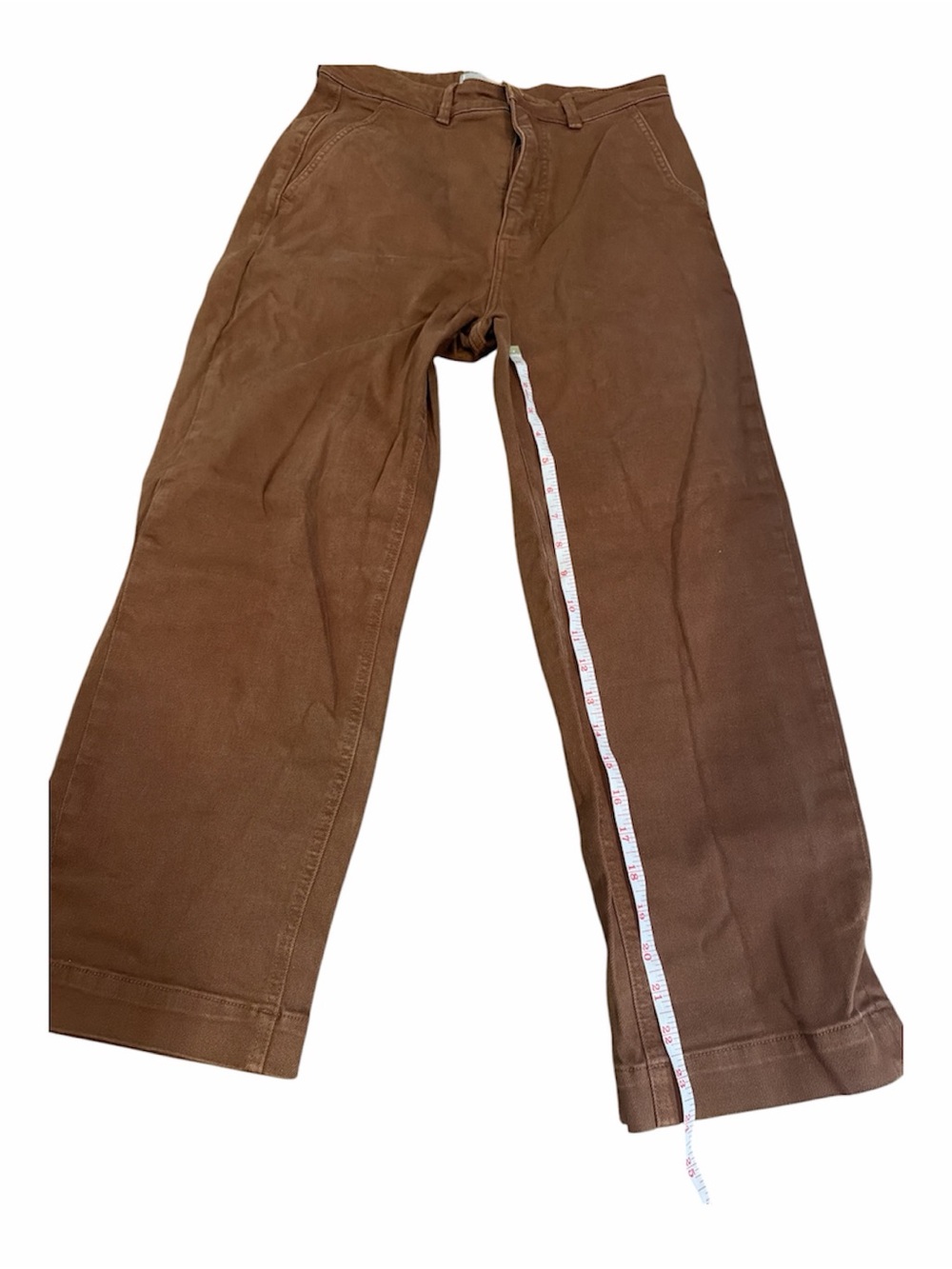 Everlane Women's Rust Brown Straight Leg Chinos - Picture 5 of 5